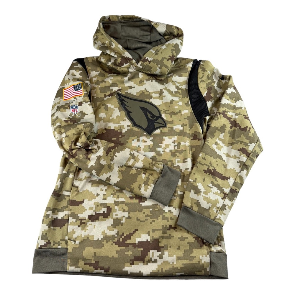 Nike Kids Arizona Cardinals Salute to Service Camo Hoodie XL 18/20 FA211205PKD